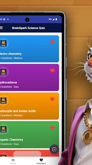 BrainSpark: Science Quiz Screenshot 1
