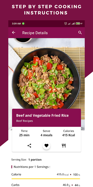 Meal Prep: Healthy Recipes cooking free app Screenshot 2