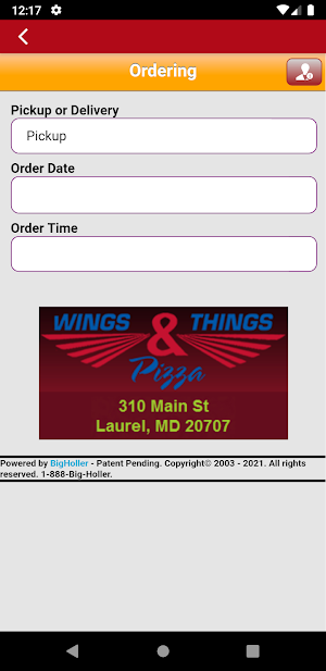 Wings Things & Pizza Screenshot 3