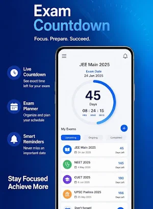 Exam Countdown & Widget Screenshot 2