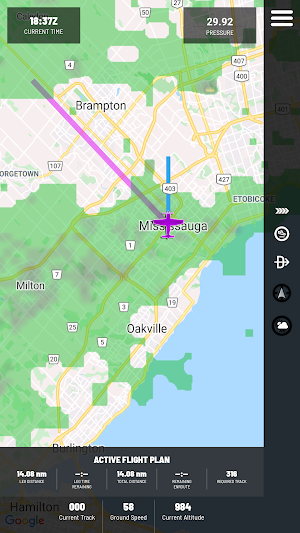 General Aviation Flight Tracker and Navigation Screenshot 2
