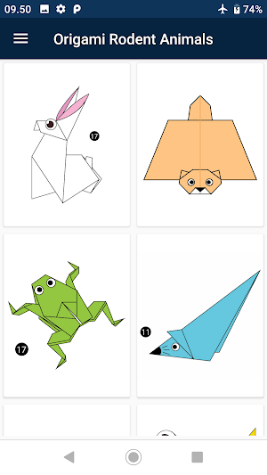 Origami Rodent Animals 2022 Screenshot 0