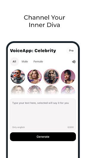 VoiceApp: Celebrity Cloner AI Screenshot 1