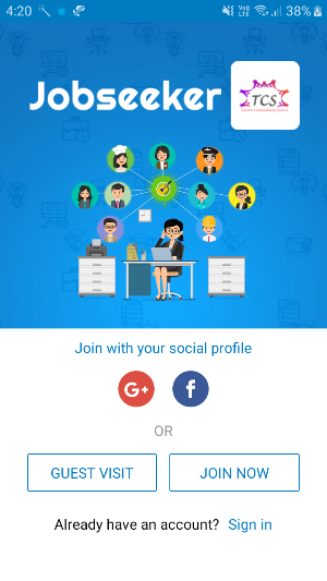 TCS Job Seeker Screenshot 0