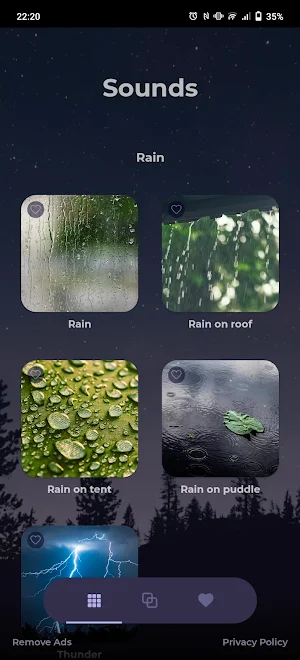 Calm Noise: Sleep Relax Sounds Screenshot 0