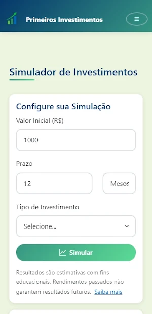 Guia de Investimento Simples Screenshot 2