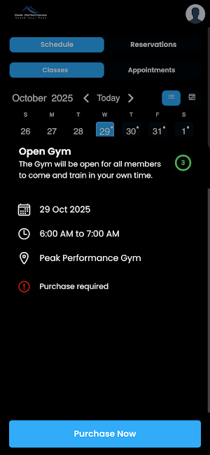 Peak Performance Screenshot 1