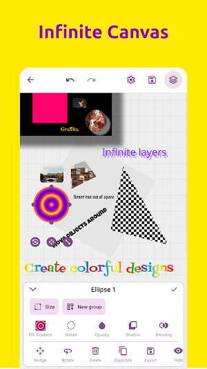 Grafika: Photo & Design Editor Screenshot 0