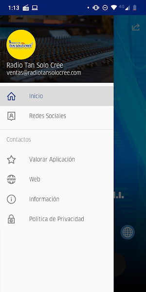 Radio Tan Solo Cree Mexico Screenshot 1