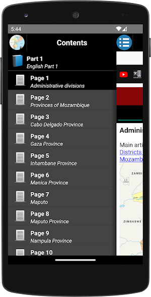 Map of Mozambique Screenshot 0