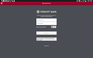Fidelity Bank Atlanta Tablet Screenshot 3
