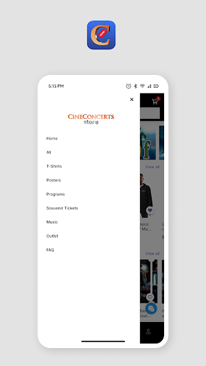 The CineConcerts Store Screenshot 1