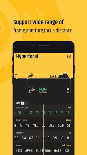 DOF Calculator Screenshot 1