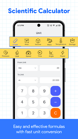 Simple Calculator Convert Unit Screenshot 1