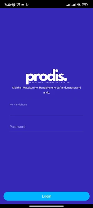 Prodis Mobile Screenshot 1