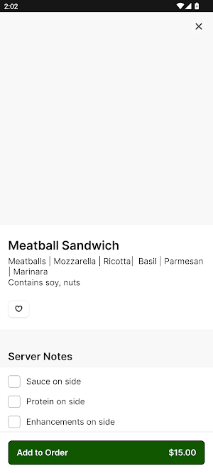 Tarantino's Vegan Screenshot 2