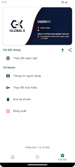 Global X App Screenshot 3
