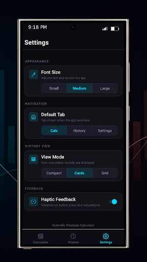 Scientific PrecisionCalculator Screenshot 2