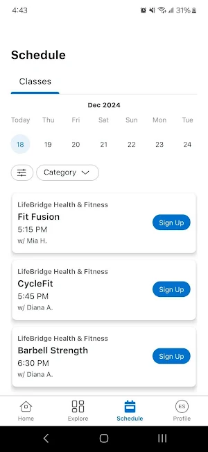LifeBridge Health & Fitness Screenshot 3