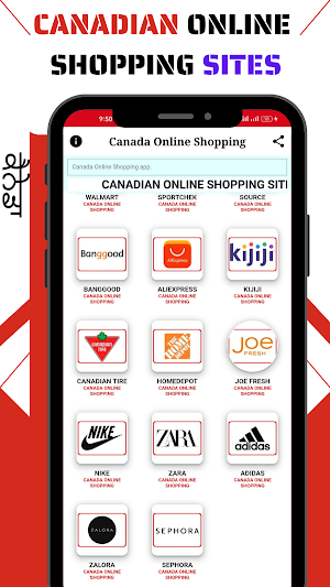 Canada Online Shopping App Screenshot 2