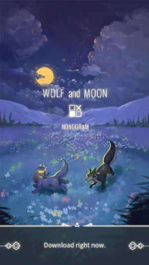 Wolf And Moon : Nonogram Screenshot 0
