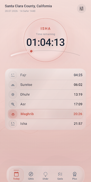 Pure Adhan: Prayer Times Screenshot 0