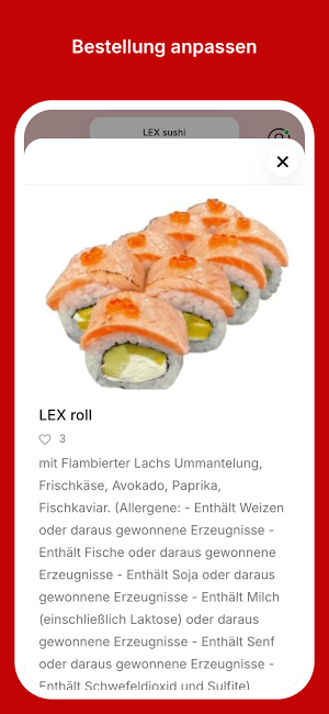 Lex Sushi Screenshot 2