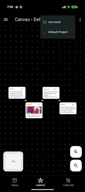 Zen Plot: Idea & Character Map Screenshot 0