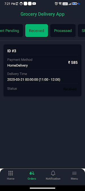 QuickMart: Delivery Demo App Screenshot 2