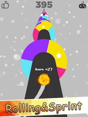 Sky Helix Ball:Rolling Jump Smash Crazy Rush Game Screenshot 2