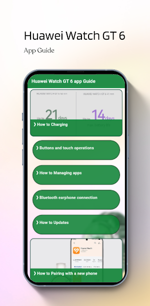 Huawei Watch GT 6 app Guide Screenshot 1