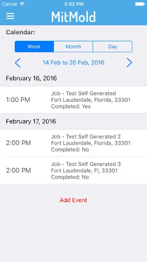MI&T Inspector App Screenshot 2