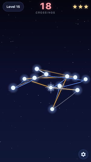 Untangle: Night Sky Screenshot 0