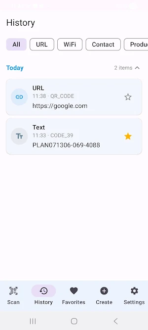QR Scanner–QR & Barcode Reader Screenshot 1