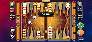 Tavla Elite Gold (Backgammon) Screenshot 2