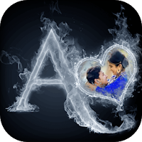 Smoke Text Photo Frames