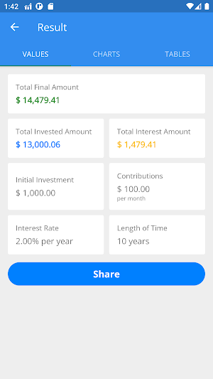 Compound Interest Screenshot 2