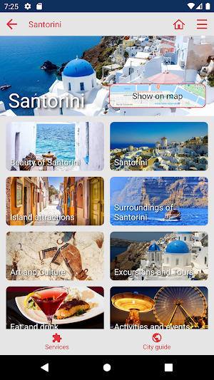 Santorini City Guide Screenshot 1