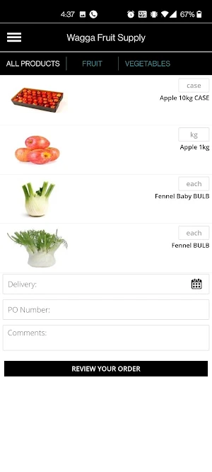 Wagga Fruit Supply Screenshot 2
