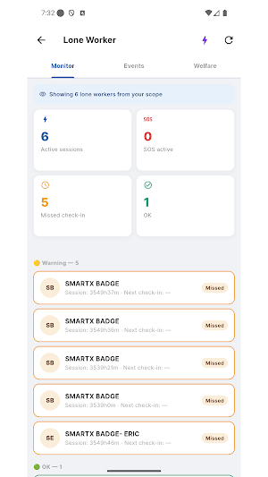 SmartX EHS Mobile Screenshot 1