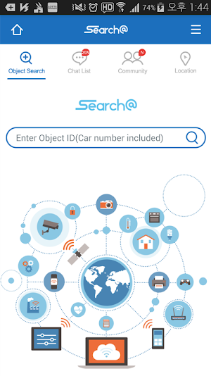 SearchAT(Search@,  IOT  SNS Pl Screenshot 1