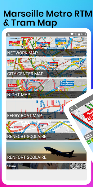 Marseille Metro RTM & Tram Map Screenshot 0