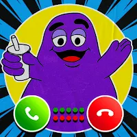 Grimace Fake Call Video Shake