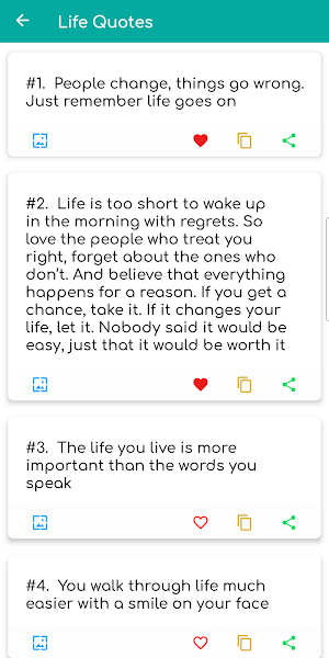 Life Quotes - Lessons in Life Screenshot 2