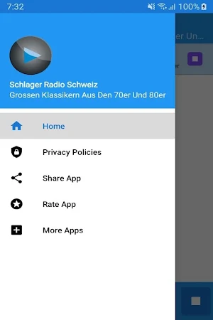 Schlager Radio Schweiz App Screenshot 1