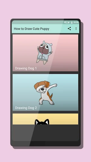 How to Draw Cute Puppy Screenshot 0