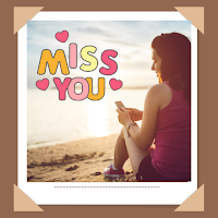 Miss You Photo Frame