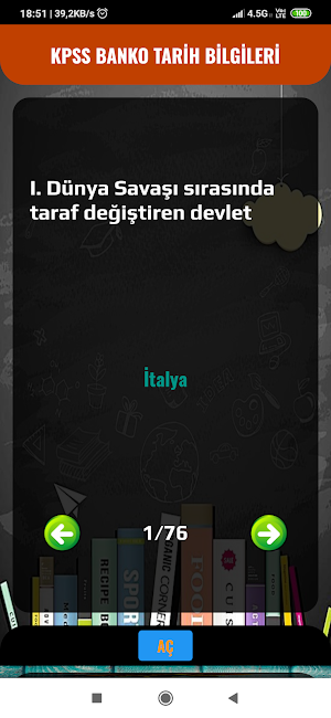 KPSS TARİH BANKO SORULAR Screenshot 0