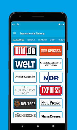Deutsche alle Zeitung Screenshot 0