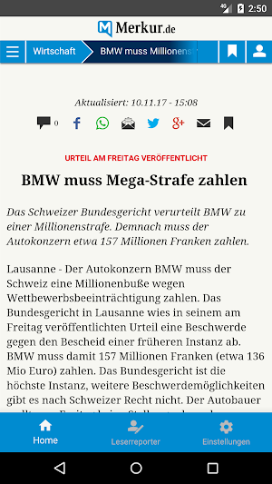 merkur.de Screenshot 1